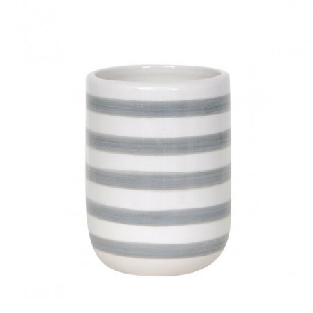 MSV Vaso cerámica SEAUVILLE Gris MSV