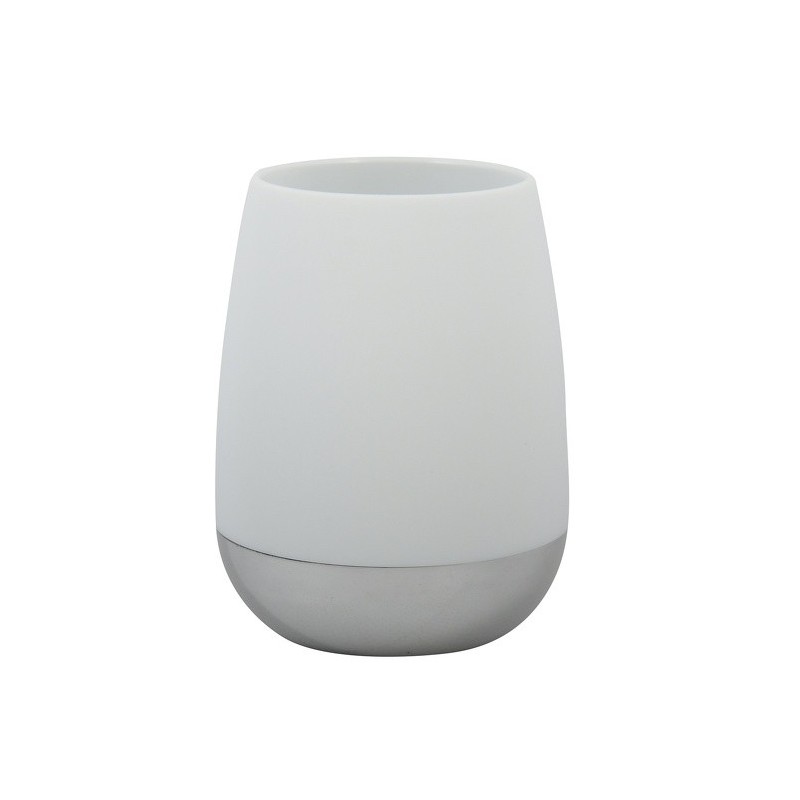 spirella Gobelet ABS & Caoutchouc SIBIU Blanc MSV