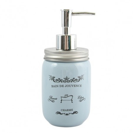 MSV Distributeur de savon Céramique APOLINE Bleu MSV