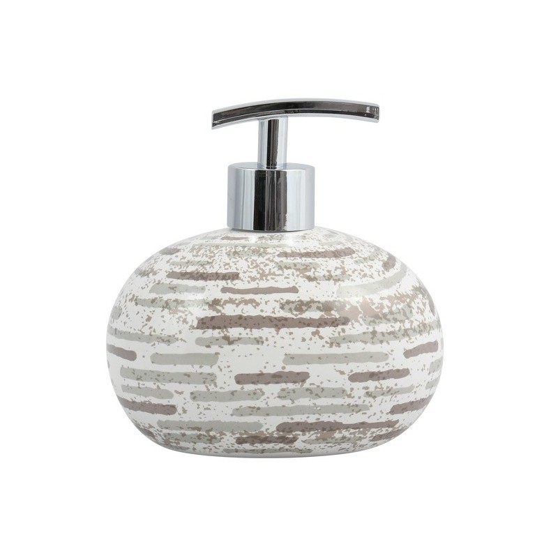 MSV Soap Dispenser Ceramic BRICK Beige MSV