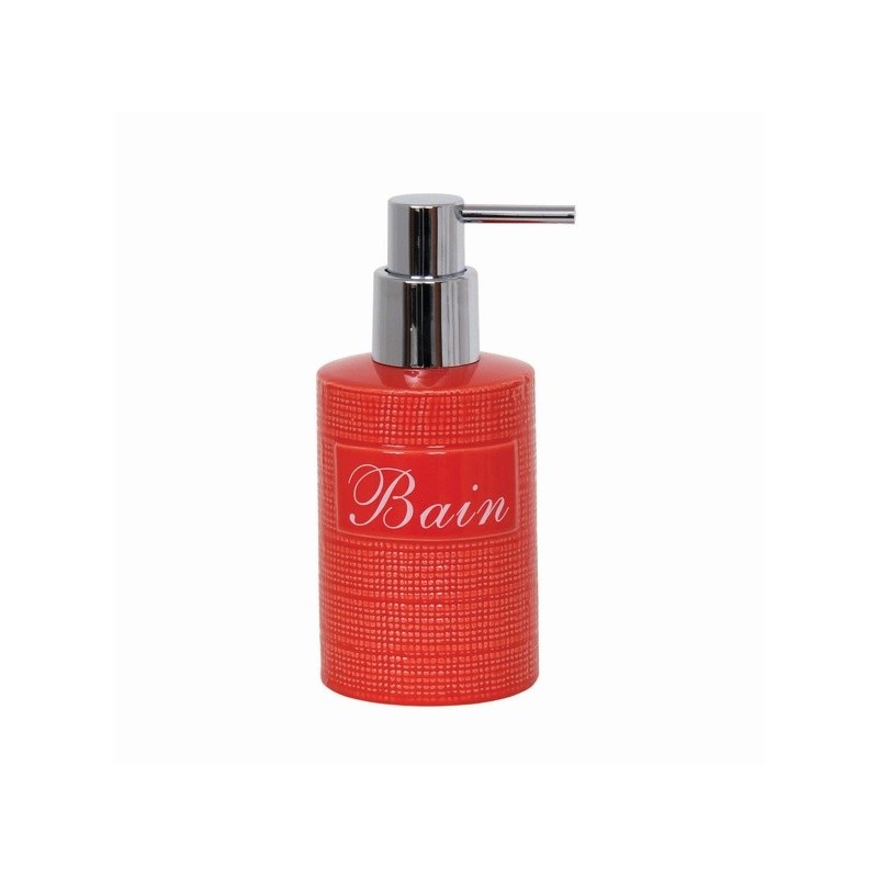 MSV Soap Dispenser Ceramic DINAN Red MSV