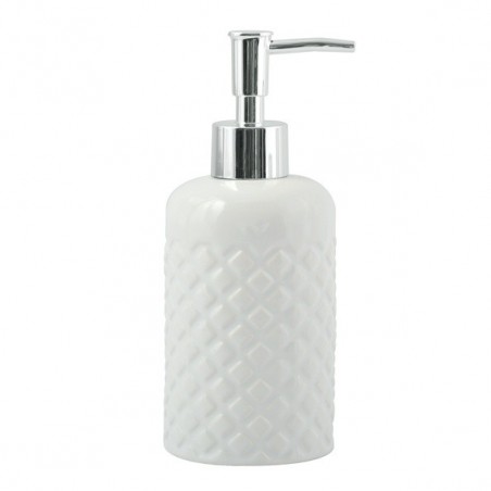 MSV Dispensador de Jabón Cerámica GARDEN Blanco MSV