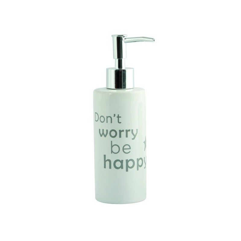 MSV Dispensador de Jabón Ceramic HOME Blanco MSV