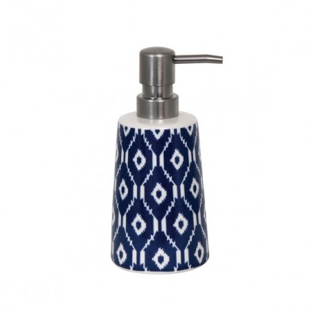 MSV Seifenspender Keramik Blue & White IKAT MSV
