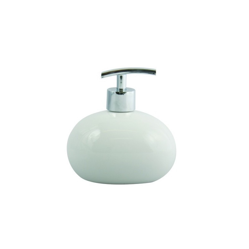 MSV Soap Dispenser Ceramic JAVA White MSV