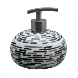 Distributeur de savon Céramique JAVA LOFT Gris Anthracite MSV MSV