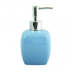 MSV Distributeur de savon Céramique LOUISE Bleu Pastel