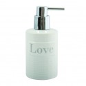 Distributeur de savon Céramique LOVE Blanc MSV MSV