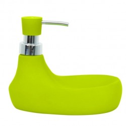 MSV Seifenspender & Schwammhalter Keramik MARBELLA Anise Green MSV