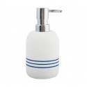 Distributeur de savon Polyrésine PACCO Blanc & Bleu MSV MSV