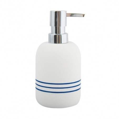 Distributeur de savon Polyrésine PACCO Blanc & Bleu MSV MSV