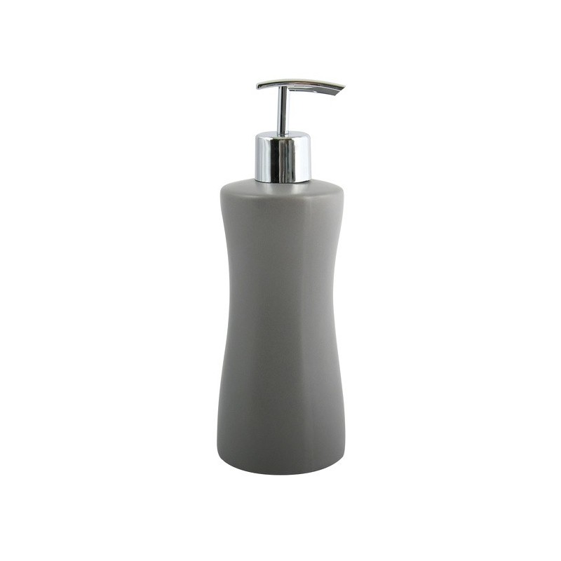 spirella Distributeur de savon Céramique PALMA Gris MSV