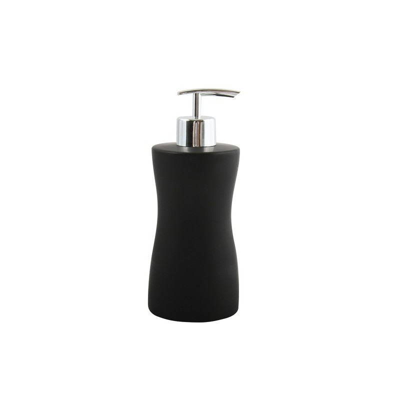 MSV Dispensador de Jabón cerámico PALMA Negro MSV