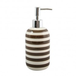 MSV Soap Dispenser Ceramic SEAUVILLE Chocolate MSV
