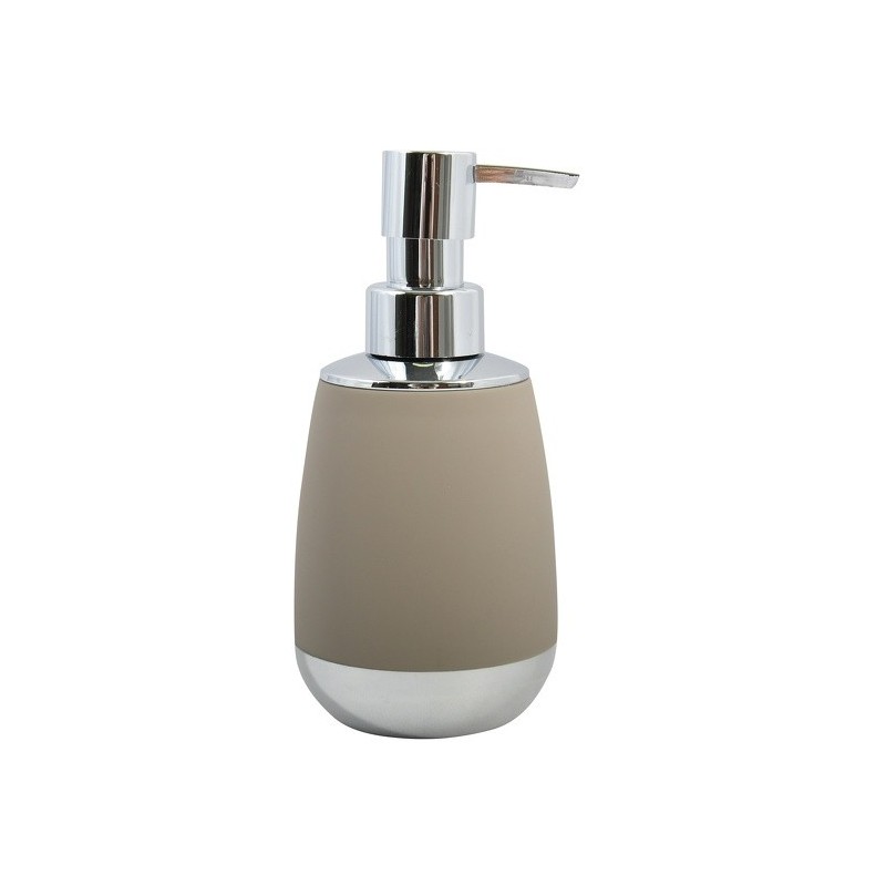 MSV Seifenspender ABS & Gummi SIBIU Taupe MSV