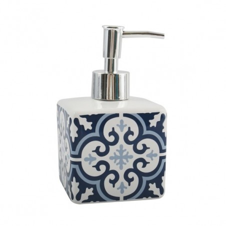 MSV Soap Dispenser Ceramic AMADORA Blue & White MSV