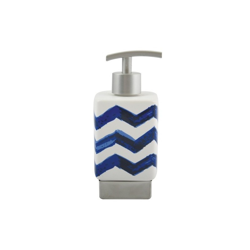 MSV Soap Dispenser Ceramic LE CAP Blue and White MSV