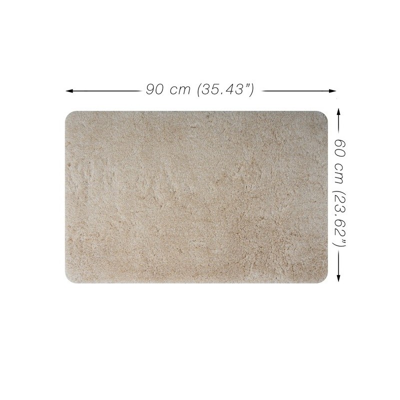 Spirella Bathroom mat BRIZZOLO Acrylic 60x90cm Beige Spirella
