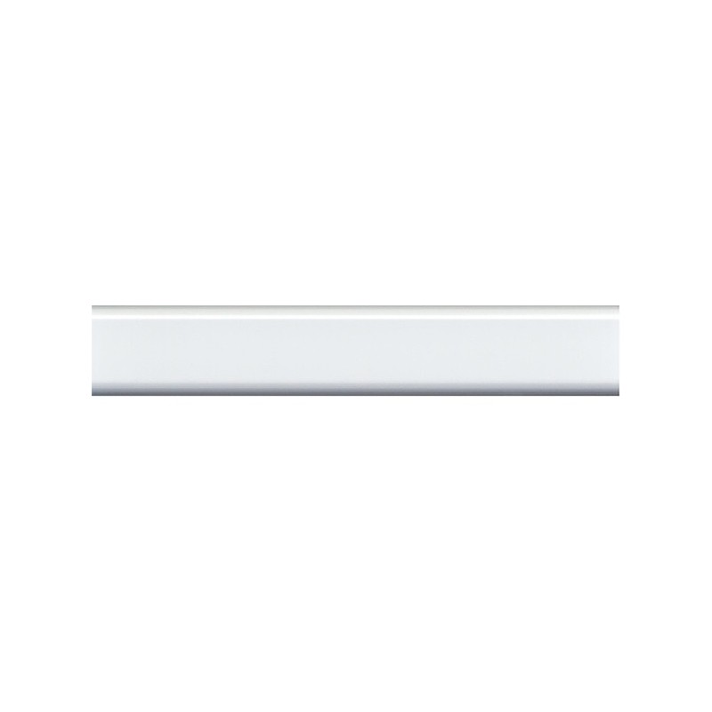 Spirella Shower rod bar curtain extendable without drilling in Aluminum SURPRISE 125-210cm White - gliders included Spirella