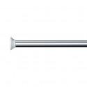 Barre tringle pour rideau de douche d'angle modulable à fixer en Alu DECOR UNIVERSAL Finition Brillante Spirella Spirella