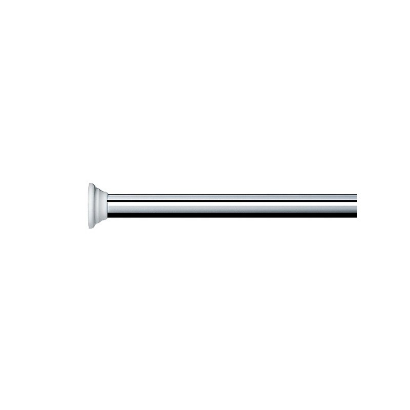 Spirella Rod bar for modular corner shower curtain to be fixed in aluminum DECOR UNIVERSAL Glossy finish Spirella