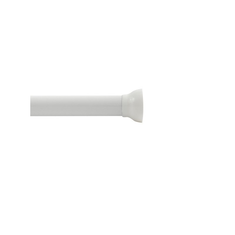 Spirella Asta per tenda doccia o vasca allungabile senza foratura in Alluminio MAGIC 125-220cm Bianco Spirella