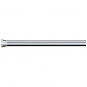 Spirella Duschvorhangstangen ausziehbar ohne Bohren in Aluminium MAGIC 75-125cm Glossy Chrome Finish Spirella
