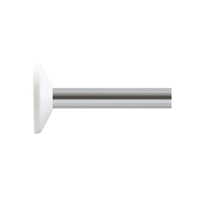 Spirella Rod bar for modular corner shower curtain to be fixed in Aluminum MAGIC UNIVERSAL Glossy Finish Spirella