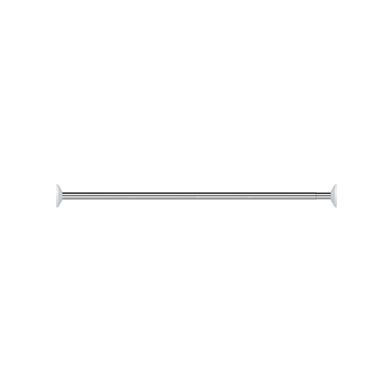 Spirella Rod bar for modular corner shower curtain to be fixed in Aluminum MAGIC UNIVERSAL Glossy Finish Spirella