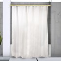 Barre tringle pour rideau de douche ou baignoire extensible sans perçage en Alu KRETA 75-125cm Doré Spirella Spirella
