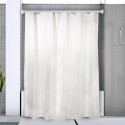 Barre tringle pour rideau de douche ou baignoire extensible sans perçage en Alu DECOR 125-220cm Blanc Spirella Spirella