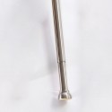 Spirella Shower rod bar curtain extendable without drilling in KRETA Alu 75-125cm Brushed Spirella