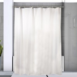 Spirella Asta per tenda doccia o vasca allungabile senza foratura in KRETA Alu 75-125cm Spazzolato Spirella