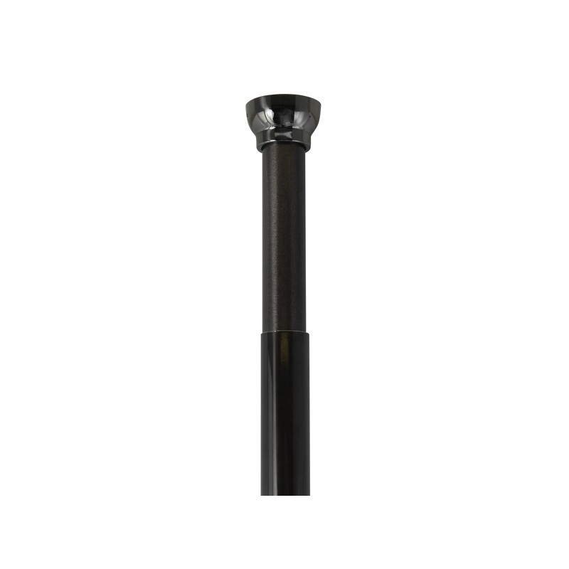 Spirella Asta per tenda doccia o vasca allungabile senza foratura in Alluminio KRETA 75-125cm Titan Black Spirella