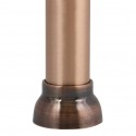 Barre tringle pour rideau de douche ou baignoire extensible sans perçage en Alu KRETA 75-125cm Cuivré Spirella Spirella
