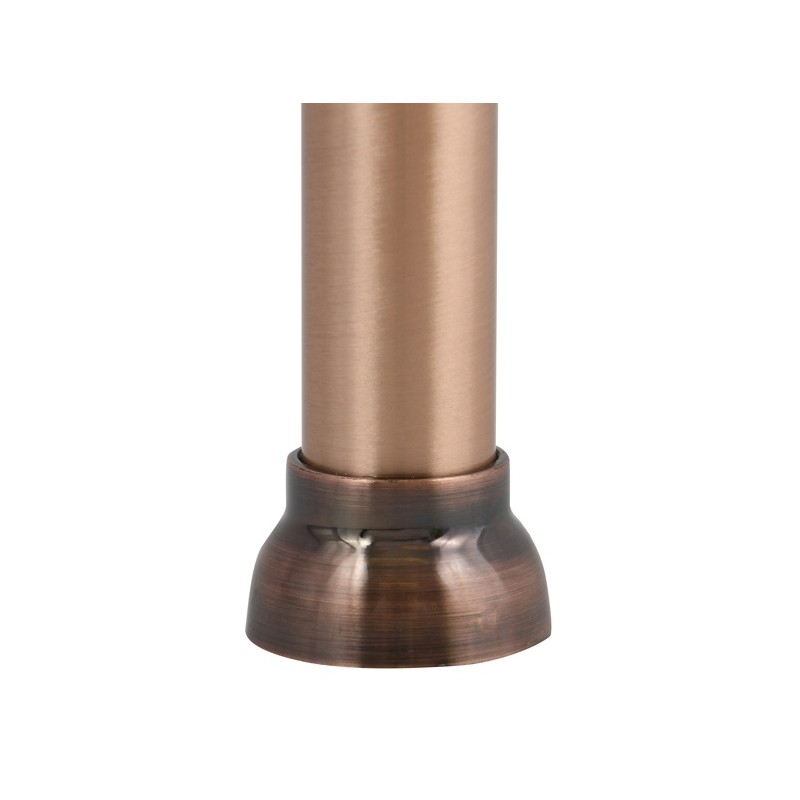 Spirella Shower rod bar curtain extendable without drilling in Aluminum KRETA 75-125cm Copper Spirella