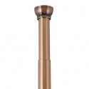 Spirella Shower rod bar curtain extendable without drilling in Aluminum KRETA 75-125cm Copper Spirella