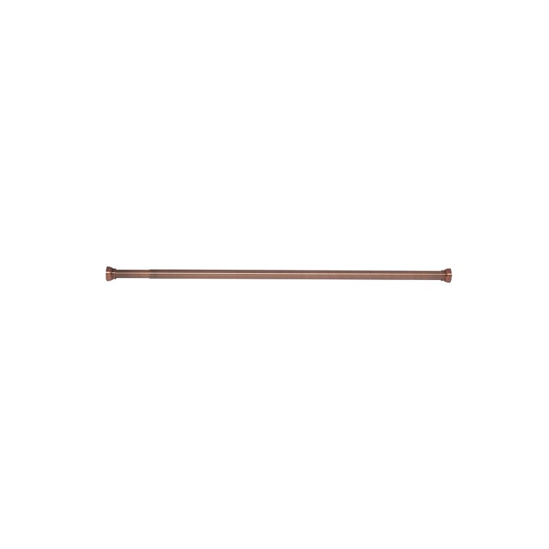 Spirella Asta per tenda doccia o vasca allungabile senza foratura in Alluminio KRETA 75-125cm Rame Spirella