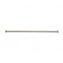 Barre tringle pour rideau de douche ou baignoire extensible sans perçage en Alu KRETA 125-220cm Brossé Spirella Spirella