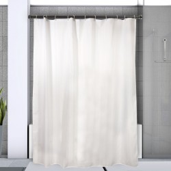 Spirella Duschvorhangstangen ausziehbar ohne Bohren in Aluminium KRETA 125-220cm Titan Black