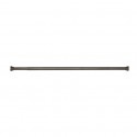 Barre tringle pour rideau de douche ou baignoire extensible sans perçage en Alu KRETA 125-220cm Noir Titan Spirella Spirella