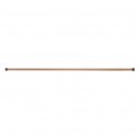 Barre tringle pour rideau de douche ou baignoire extensible sans perçage en Alu KRETA 125-220cm Cuivré Spirella Spirella