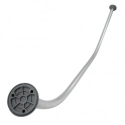 MSV Rod bar for curved shower curtain to fix stainless steel 80x80cm