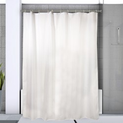Barre tringle pour rideau de douche ou baignoire extensible sans perçage en Alu MAGIC 125-220cm Finition Brillante Spirella