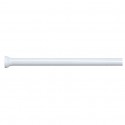 Spirella Shower rod bar curtain extendable without drilling in Aluminum MAGIC 75-125cm White Spirella