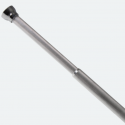 Spirella Duschvorhangstangen ausziehbar ohne Bohren in Aluminium ARIK 75-125cm Hochglanz-Finish Spirella