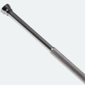 Spirella Shower rod bar curtain extendable without drilling in Aluminum ARIOS 125-220cm Glossy Finish Spirella