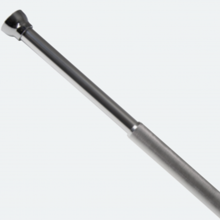 Spirella Asta per tenda doccia o vasca allungabile senza foratura in Alluminio ARIOS 125-220cm Finitura Lucida Spirella