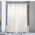 Spirella Duschvorhangstangen ausziehbar ohne Bohren in Aluminium MAGIC 125-220cm Weiß Spirella