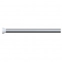 Spirella Shower rod bar curtain extendable without drilling in KRETA Aluminum 125-220cm Glossy Finish Spirella